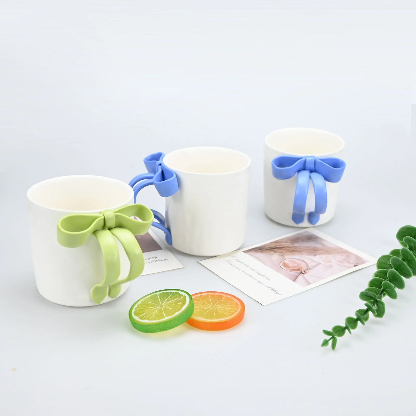 1pc Bow Shaped Mug, Pink Three-Dimensional Bow Shaped Coffee Cup, High Aesthetic Value, Design Sense